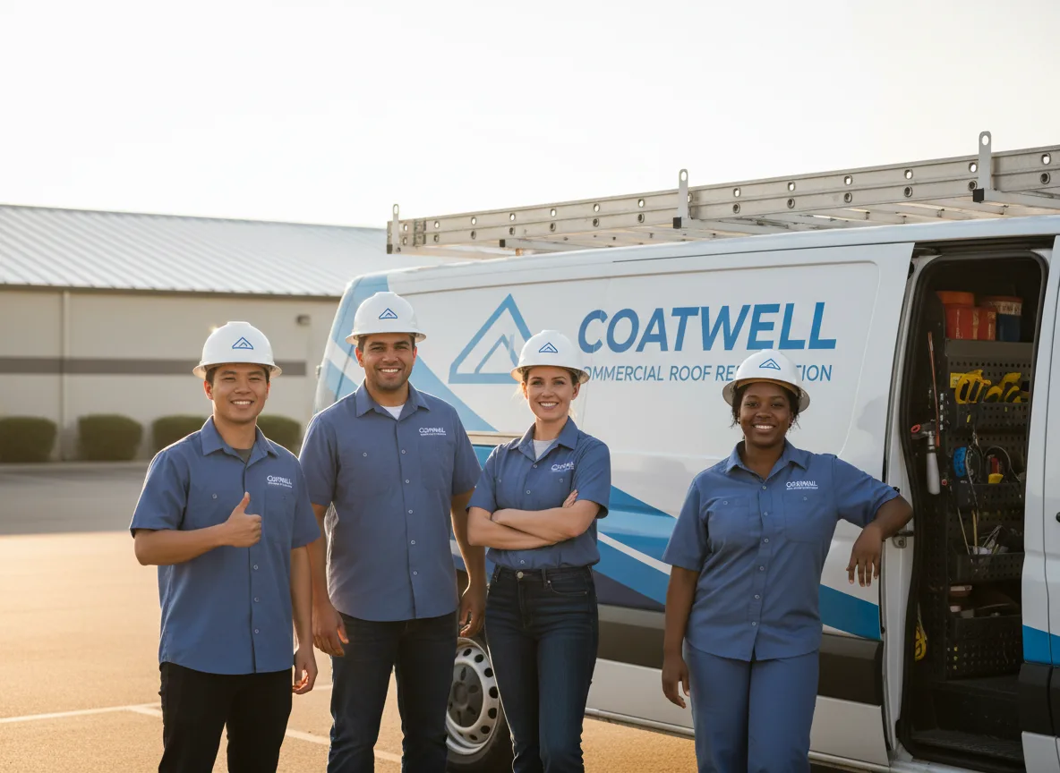 Commercial roof coating company in Holloway, MN